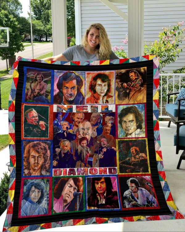 Neil Diamond Quilt Gift For Christmas Black Friday Thanksgiving