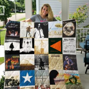 Neil Young Quilt Gift For Family On Christmas Black Friday Cyber Monday