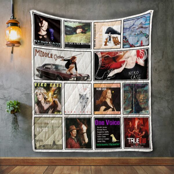 Neko Case Album Covers Quilt Gift For Christmas Black Friday Thanksgiving