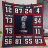 New England Patriots Quilt Gift For Christmas Birthday Thanksgiving Version 1