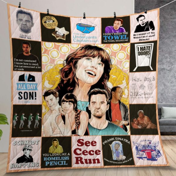 New Girl Quilt Gift For Christmas Birthday Thanksgiving
