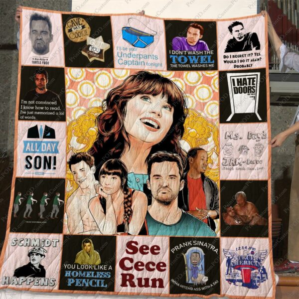 New Girl Quilt Gifts For Birthday Christmas Thanksgiving