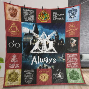 New Harry Potter Quilt Gift For Christmas Birthday Thanksgiving