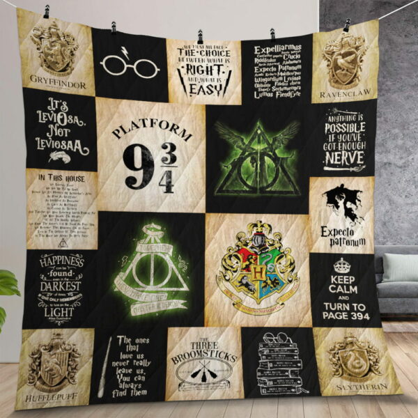 New Harry Potter Quilt Gift For Christmas Birthday Thanksgiving Version 2