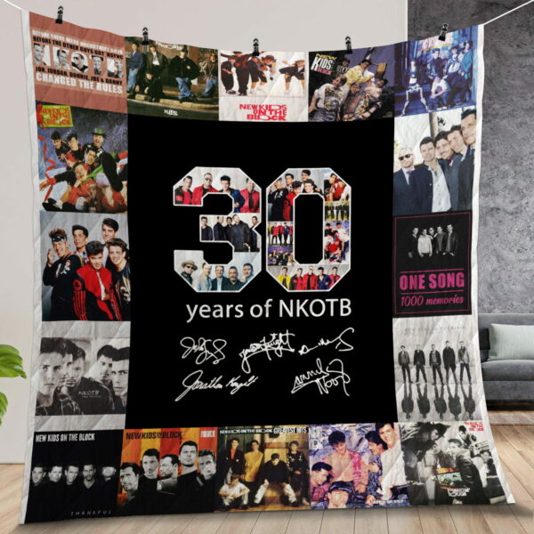New Kids On The Block 01 All Season Plus Size Quilt Gift Ideas For Fans