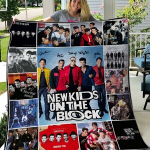 New Kids On The Block Quilt Gifts For Birthday Christmas Thanksgiving