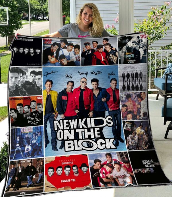 New Kids On The Block Quilt Gifts For Birthday Christmas Thanksgiving