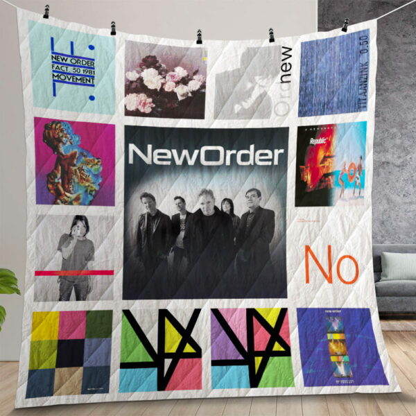 New Order Album Covers Quilt Gift For Christmas Birthday Thanksgiving
