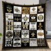 New Orleans Saints Quilt Gift For Christmas Birthday Thanksgiving Version 3