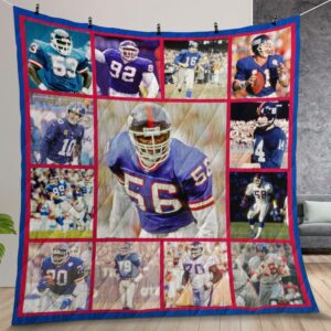 New York Giants Legends Quilt Gift For Christmas Birthday Thanksgiving