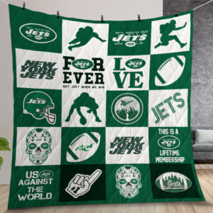 New York Jets Quilt Gift For Christmas Birthday Thanksgiving 02