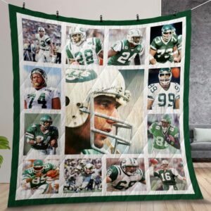 New York Jets Quilt Gift For Christmas Birthday Thanksgiving
