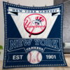 New York Yankees Quilt Gift For Christmas Birthday Thanksgiving