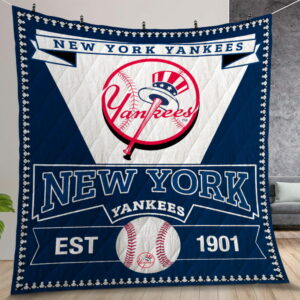 New York Yankees Quilt Gift For Christmas Birthday Thanksgiving