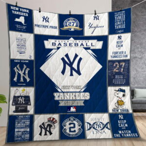 New York Yankees Quilt Gift For Christmas Birthday Thanksgiving Version 2
