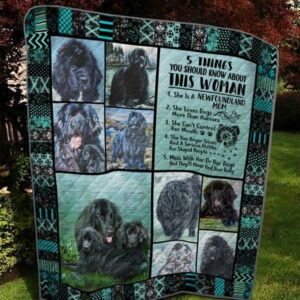 Newfoundland Dog P204007 Quilt Gift For Family On Christmas Black Friday Cyber Monday