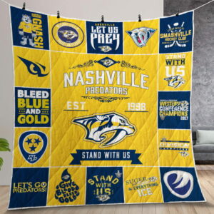 Nhl Nashville Predators Quilt Gift For Christmas Birthday Thanksgiving Version 2