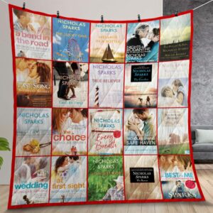 Nicholas Sparks Quilt Gift For Christmas Birthday Thanksgiving