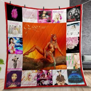 Nicki Minaj Albums Quilt Gift For Christmas Black Friday Thanksgiving