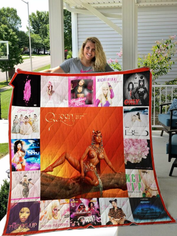 Nicki Minaj Albums Quilt Gift Ideas For Fans on Christmas
