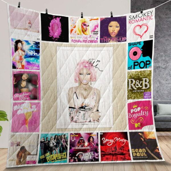 Nicki Minaj Quilt Gift For Christmas Birthday Halloween