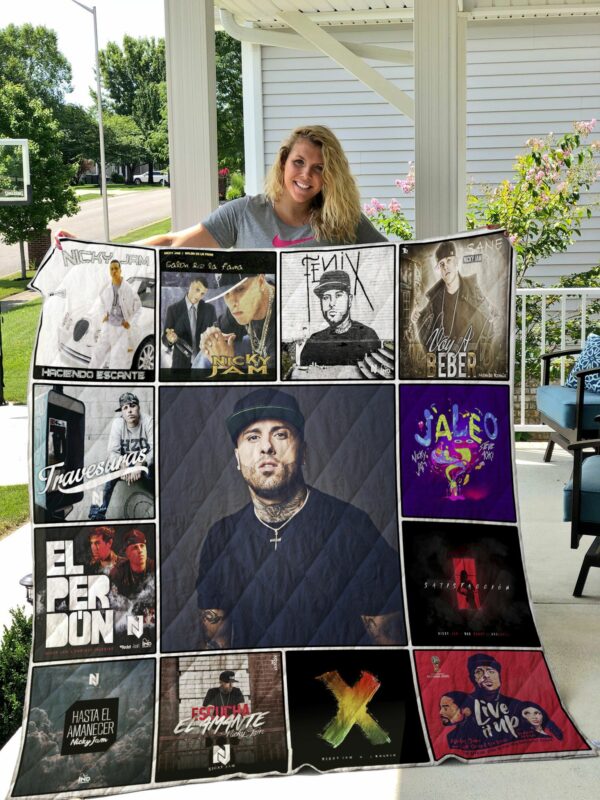 Nicky Jam Quilt Gift For Family On Christmas Black Friday Cyber Monday