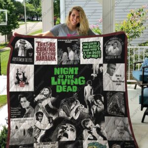 Night Of The Living Dead Quilt Gift For Christmas Black Friday Thanksgiving