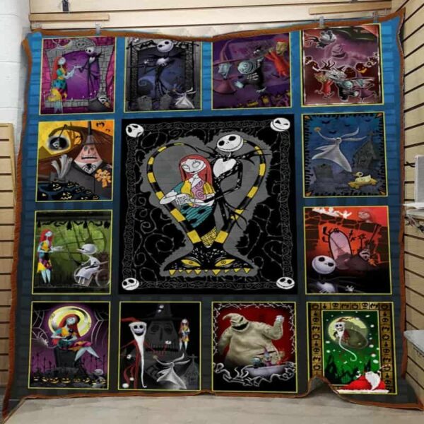 Nightmare Before Christmas Quilt Gift Ideas For Fans on Christmas