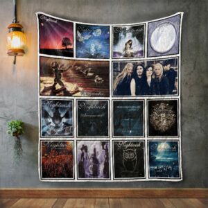 Nightwish Album Covers Quilt Gift For Fans Christmas Black Friday Black Friday