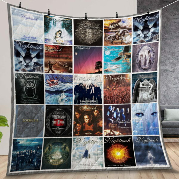 Nightwish Albums Cover Poster Quilt Gift For Christmas Birthday Halloween