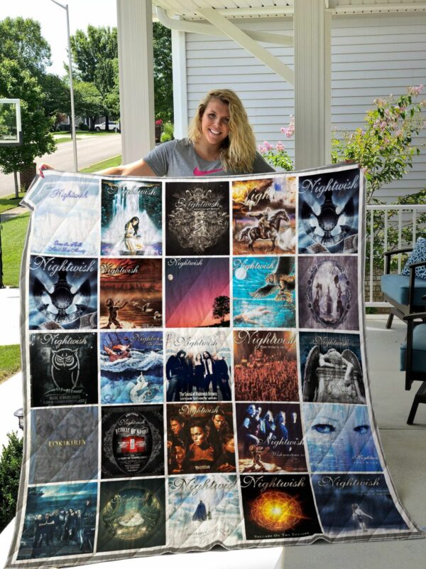 Nightwish Albums Cover Poster Quilt Gift For Christmas Black Friday Thanksgiving