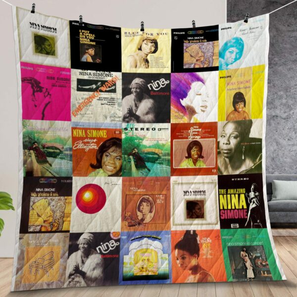 Nina Simone Albums Quilt Gift For Family On Christmas Black Friday