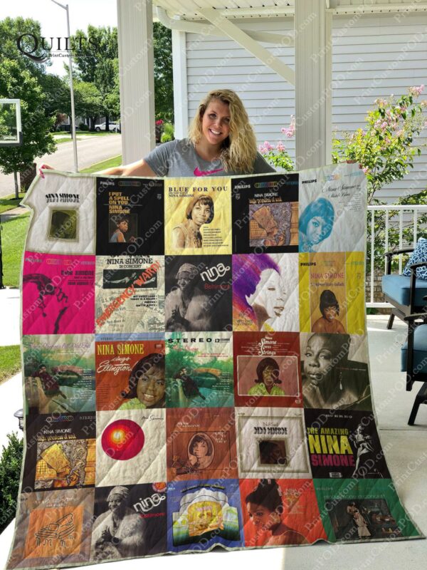 Nina Simone Albums Quilt Gift Ideas For Fans on Christmas