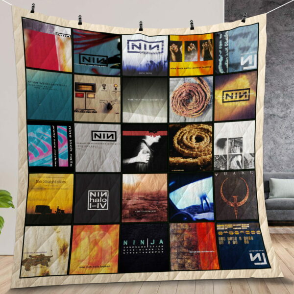 Nine Inch Nails Quilt Gift For Christmas Birthday Halloween