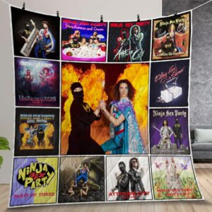 Ninja Sex Party Quilt Gift For Christmas Birthday Thanksgiving Version 1