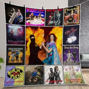 Ninja Sex Party Quilt Gift For Christmas Birthday Thanksgiving Version 2