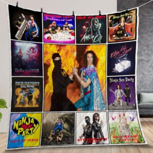 Ninja Sex Party Quilt Gift For Christmas Black Friday Thanksgiving