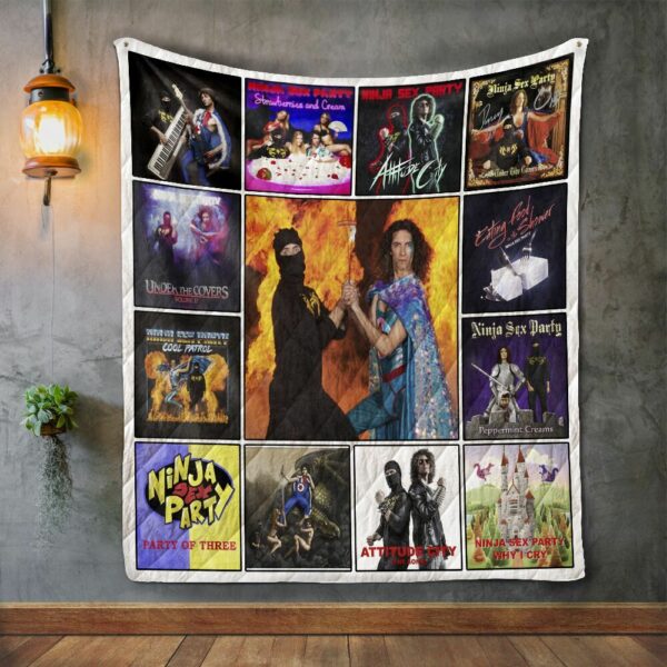 Ninja Sex Party Quilt Gift For Family On Christmas Black Friday Cyber Monday