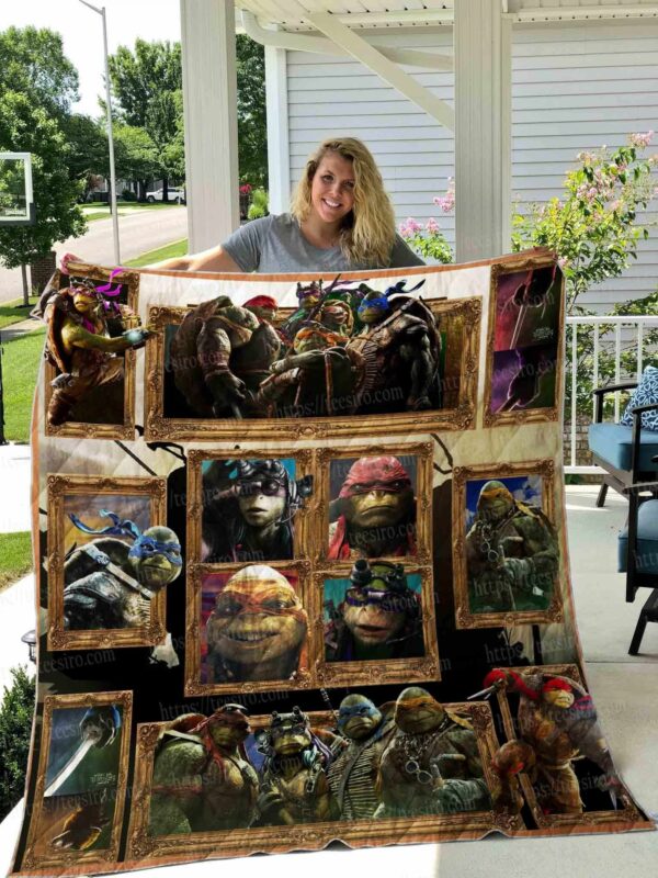 Ninja Turtles Quilt Gift For Christmas Black Friday Thanksgiving