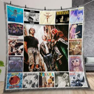Nirvana Cover Poster Quilt Gift For Christmas Birthday Thanksgiving