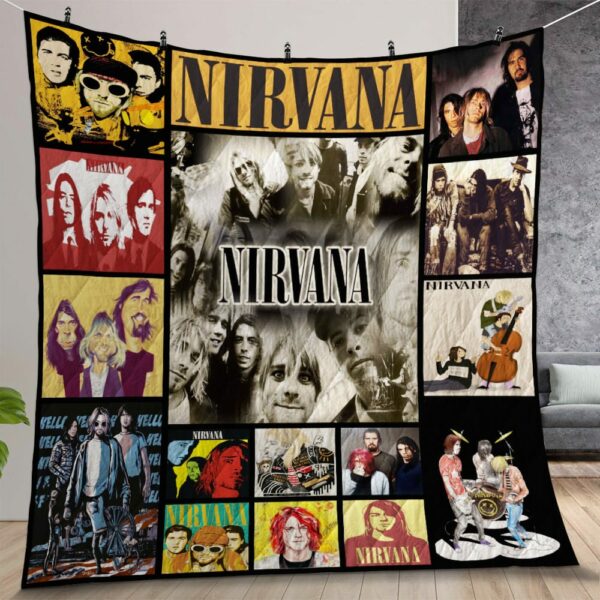 Nirvana Quilt Gift For Christmas Birthday Thanksgiving Version 2