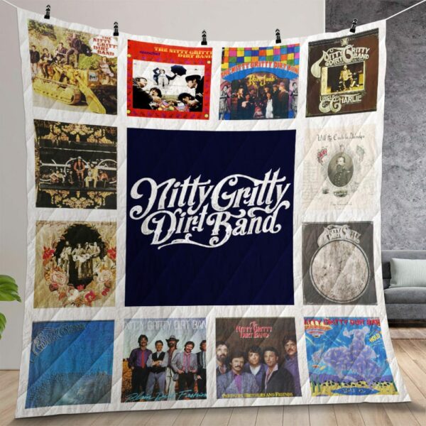 Nitty Gritty Dirt Band Album Covers Quilt Gift For Christmas Birthday Thanksgiving