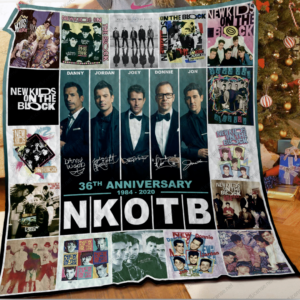 Nkotb Anniversary Fleece Quilt Gift For Fans Christmas Black Friday Black Friday