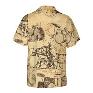 No Drums No Life Hawaiian Shirt Vintage Drum Shirts Best Gift For Dummers 4240 2