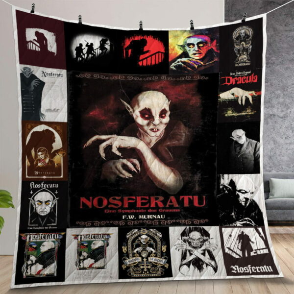 Nosferatu Quilt Gift For Christmas Birthday Thanksgiving Version 1