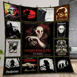 Nosferatu Quilt Gift For Christmas Birthday Thanksgiving Version 2