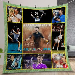 Novak Djokovic Quilt Gift For Christmas Birthday Thanksgiving