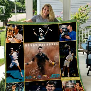Novak Djokovic Quilt Gift For Christmas Black Friday Thanksgiving