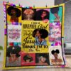 November Black Girl Quilt Gift For Christmas Birthday Thanksgiving