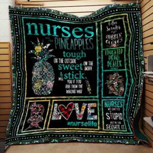 Nurse Quote Quilt Gift For Fans Christmas Black Friday Black Friday
